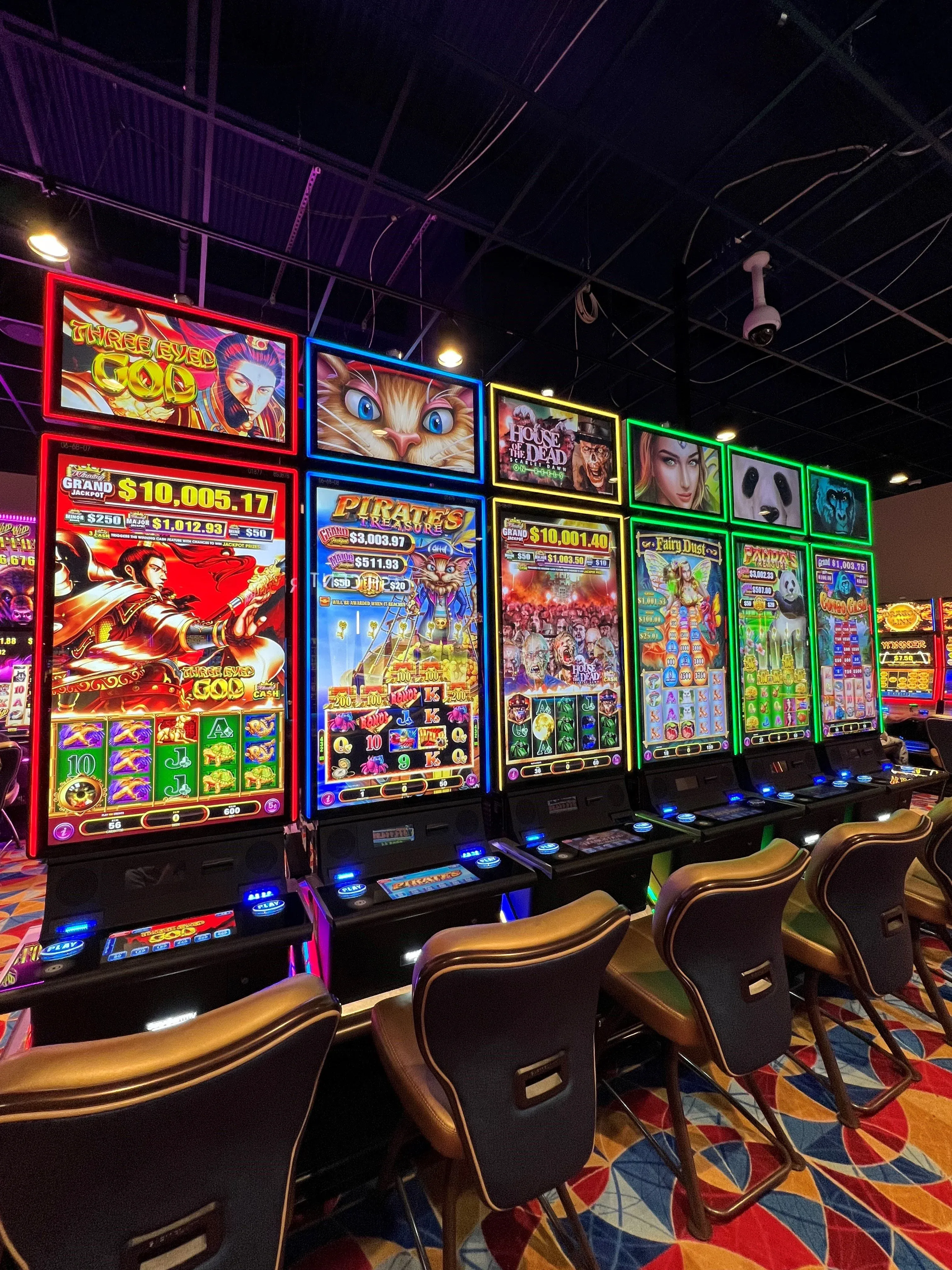 Máquinas de slot em cassino online